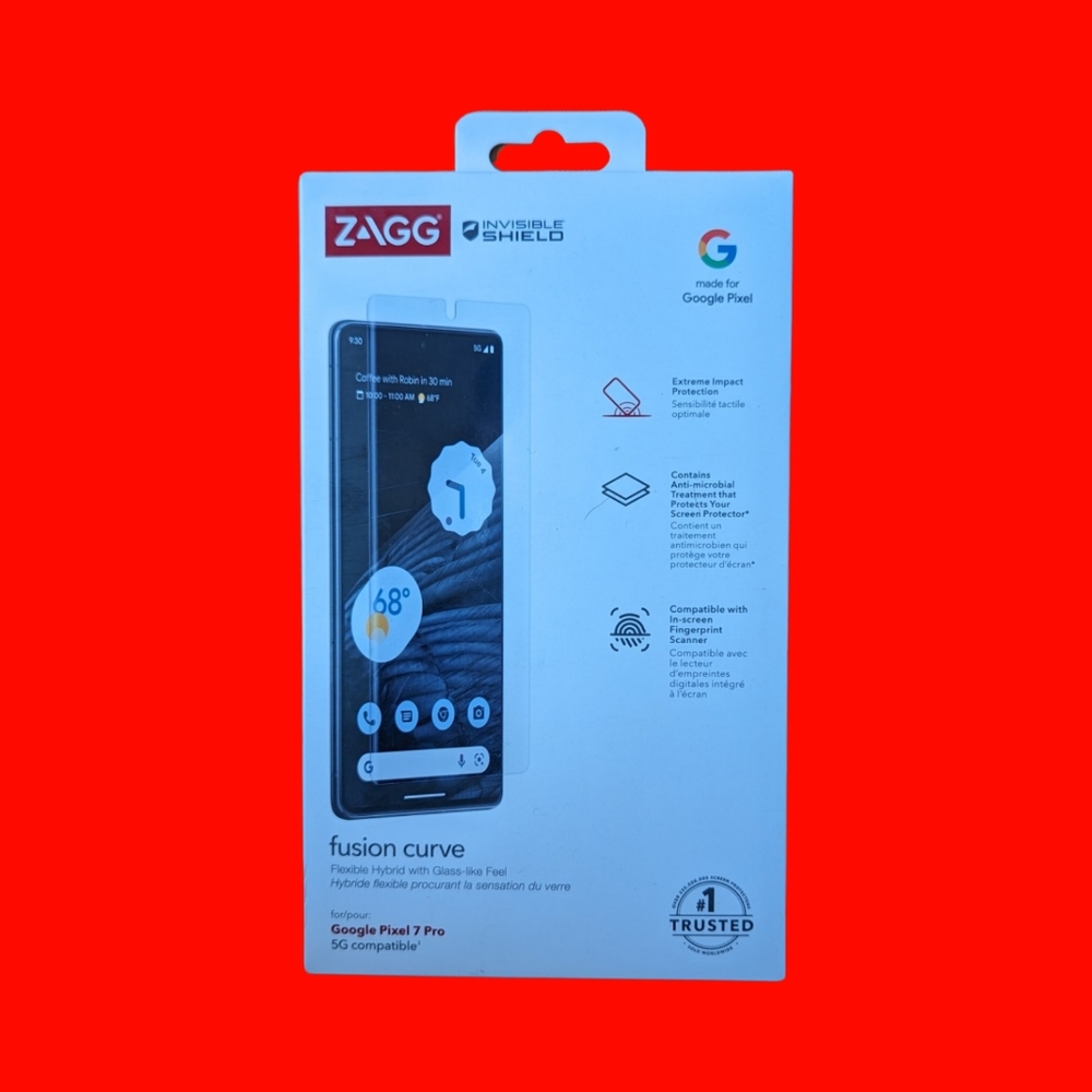 Authentic ZAGG invisible shield for Google Pixel 7 Pro screen protector